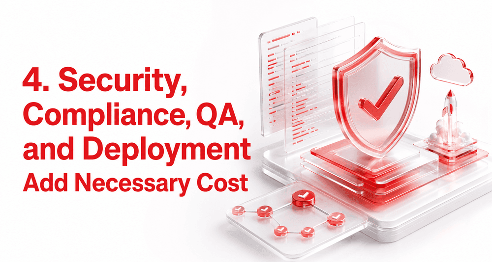  Security, Compliance, QA, and Deployment Add Necessary Cost