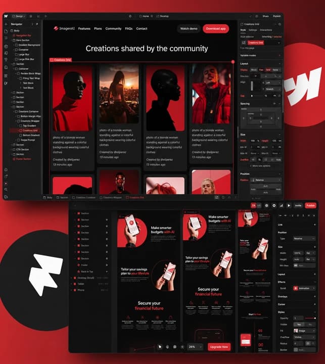 Bespoke Framer website design tailored to your brand