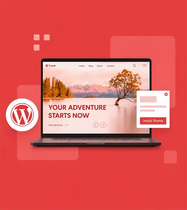 Bespoke WordPress website design tailored to your brand
